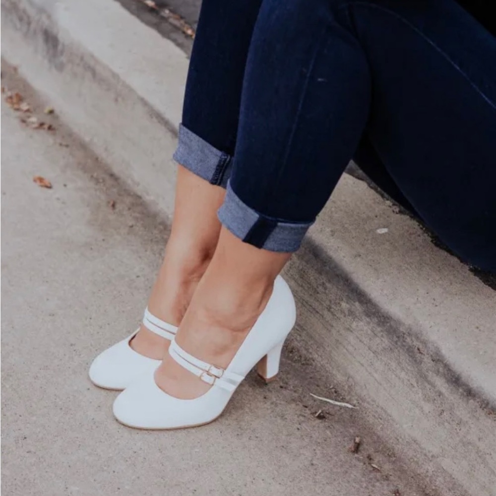 Mary Jane Round Toe Heels - Picture 6 of 11